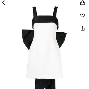 Rebecca valance white and black dress